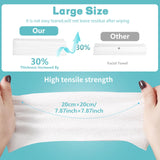 Disposable Face Towel 400 Count, Soft Cotton Facial Dry Wipes, Multi-Purpose for Skin Care, Makeup Remover, Face Wipes and Facial Cleansing