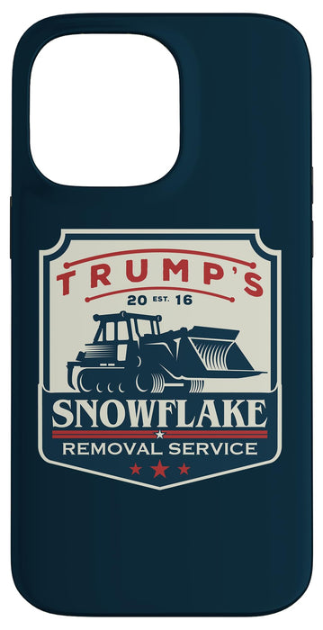 iPhone 14 Pro Max Trump's Snowflake Rmoval Service Funny Donald Trump 2024 Case