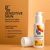 RIEMANN P20 SPF50 Sensitive Sun Cream 100 ml, White