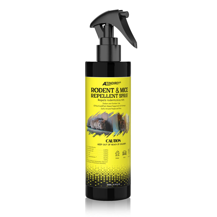 Peppermint Oil Spray for Rodents,Mouce Repellent for Car Engines,300ml