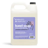 Evolved By Nature Liquid Hand Soap Refill, 128 Oz, Lavender Lemongrass, Biodegradable Formula