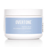 Overtone Haircare Color Depositing Conditioner - 8 oz Semi-permanent Hair Color Conditioner With Shea Butter & Coconut Oil - Pastel Blue Temporary Cruelty-Free Hair Color (Pastel Blue)