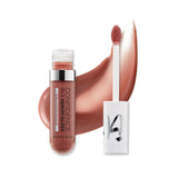 IT Cosmetics Confidence in a Serum Lip Gloss - Smoothing & Conditioning - 8HR Hydration with Hyaluronic Acid, Ceramide, Vitamin E - High Shine & Sheer Finish, Self-Worth (Soft Pink Beige)