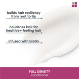 Biolage Full Density Thickening Conditioner | Moisturizes & Adds Fullness | With Biotin | For Thin & Fine Hair Types | Vegan | Cruelty-Free | 33.8 Fl. Oz