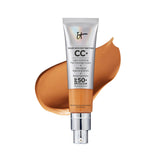 IT Cosmetics Your Skin But Better CC+ Cream, Tan Rich - Color Correcting Cream, Full-Coverage Foundation, Hydrating Serum & SPF 50+ Sunscreen - Natural Finish - 1.08 fl oz