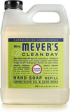 Mrs. Meyer's Liquid Hand Soap New Everyday 6 Scent Variety Pack Refills, 1 Rainwater, 1 Oat Blossom, 1 Plumberry, 1 basil, 1 lavender, 1 Lemon Verbena, 1 CT