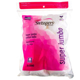 Swisspers Super Jumbo Cotton Balls, 100% Cotton, 70 ea (Pack of 4)