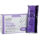 ForPro Nurture Paraffin Wax Refill, Lavender Fields, Six 1-Pound Paraffin Blocks, Non-Greasy, Moisturizing for Soft & Healthy Skin, 6 Lbs