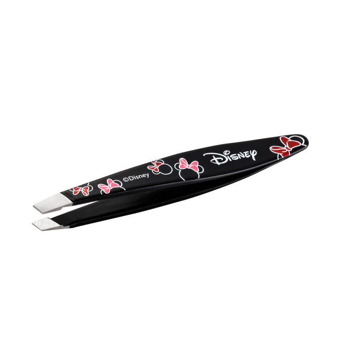 Tweezerman Disney's Minnie Mouse Ear-esistible Mini Slant Tweezer - Tweezers for Eyebrows, Travel Tweezers for Eyebrows, Facial Hair