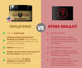 ShilaForce™ Shilajit Pure Gold-Grade Wild-Harvested Himalayan Organic Live Resin - 500mg 70% Fulvic Acid & 10% Humic Acid with 85+ Trace Minerals, 30g Made in USA