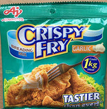 AJINOMOTO - Crispy Fry Breading Mix 62 grams / 2.19 oz each pk (2 pk Garlic) Lot of 2