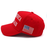 Trump Hat 2024 MAGA Hat 45-47 Embroidered Make America Great Again Donald Trump Slogan with USA Flag Cap Trump Merchandise Gift for Woman Men