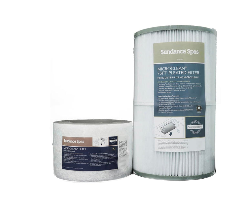 Sundance Spa Microclean Filter Set 6540-501 & 6540-502 ;from#clearviewhome