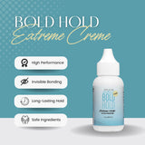 The Hair Diagram - Bold Hold Extreme Creme Reloaded - Strong Hold Glue for Lace Front Wigs and Hair Systems - Invisible Bonding - Non Toxic - No Odor or Latex - Humidity & Water Resistant- 1.3oz