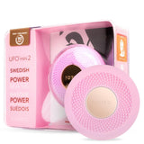 FOREO UFO mini 2 Red Light Therapy For Face - Deep Facial Hydration - Anti Aging - Face Moisturizer - Full LED Spectrum - Pearl Pink