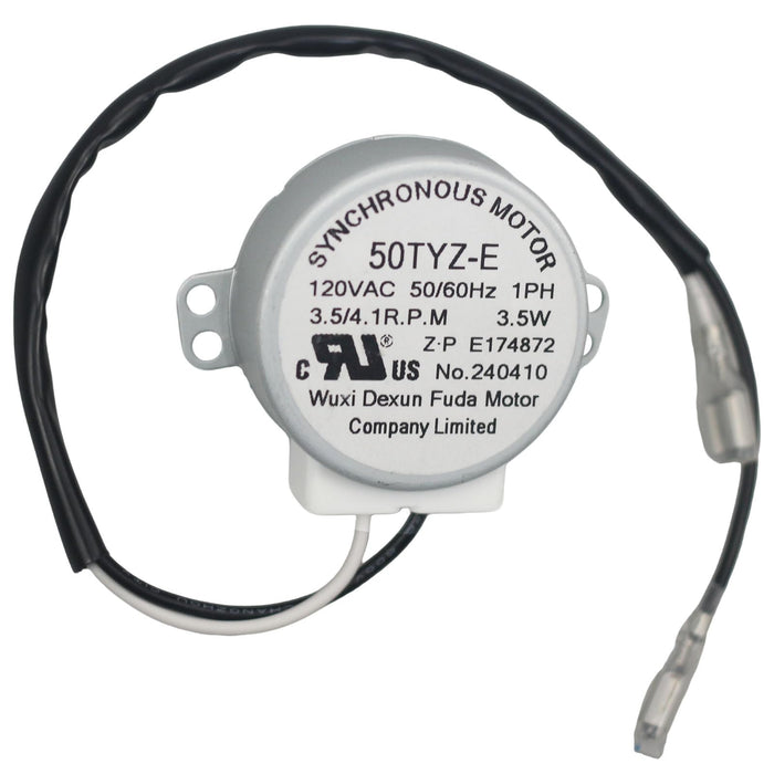 Ice Maker Synchronous Motor 120v 60HZ 50TYZ-E Replacement Compatible with Commercial Household Ice Maker HZB-12/A HZB-12/B HZB-12/H HZB-12/G HZB-22BF HZB-15 HZB-12YLR HZB-20YLR, 3.5/4.1 R.P.M. 50/60HZ