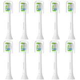 Pisonicleara Replacement Toothbrush Heads - Compatible with Philips Sonicare Electric Toothbrush (10 Pack), Refill.