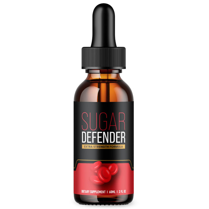 Sugar Defender Drops - Official Formula - Sugar Defender Supplement Drops Extra Strength Advanced Formula, Sugar Defender 24 Liquid Drops, SugarDefender with Chromium Support, New 2023 (1 Bottle)