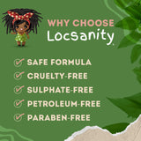 Locsanity Daily Moisturizing Spray for Dull, Dry Locs – Jumbo Size Passion Fruit Hair and Scalp Moisturizer for Dreadlocks, Sisterlocks, Microlocks, Braids to Control Oil and Frizz (32 fl oz)