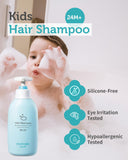 GOONGBE Kids Hair Shampoo - Korean Kids Shampoo for Dry, Sensitive Skin & Scalp with Green Tea & Wheat Protein - Silicone Free Formula - Hypoallergenic & Gentle Cleanses, 11.8 fl.oz.