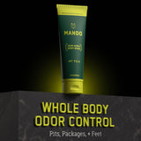 Mando Odor Shield Body Wash - 24 Hour Odor Control - Removes Odor Better than Soap - SLS Free, Paraben Free, Skin Safe - 8.5 Ounce (Mt Fuji)