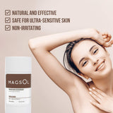 MAGSOL Aluminum Free Deodorant for Men - Natural Deodorant for Women with 4 Total Ingredients, No Baking Soda (Sandalwood)