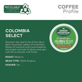 Green Mountain Coffee Roasters Colombia Select, Single-Serve Keurig K-Cup Pods, Medium Roast Coffee, 24 Count