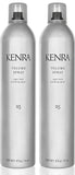 Kenra Volume Spray 25 80% | Super Hold Finishing & Styling Hairspray | Flake-free & Fast-drying | Wind & Humidity Resistance | All Hair Types | 16 oz (2-Pack)