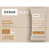 RXBAR Protein Bars, 12g Protein, Gluten Free Snacks, Coconut Chocolate (6 Boxes, 30 Bars)