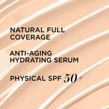 IT Cosmetics Your Skin But Better CC+ Cream, Light Medium (C) - Color Correcting Cream, Full-Coverage Foundation, Hydrating Serum & SPF 50+ Sunscreen - Natural Finish - 1.08 fl oz