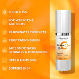 Super Vitamin C Serum for Women Over 70: Hyaluronic Acid Face Serum for Facial Use Dark Spot Anti Aging Suitable Mature Skin - Targets Age Marks Wrinkles and Smooths Skin Texture