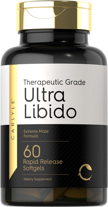 Carlyle Ultra Libido | 60 Softgels | Extreme Male Formula | Therapeutic Grade | Non-GMO & Gluten Free Supplement