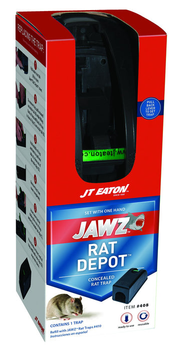 JT Eaton 408 Jawz Depot Covered Rat and Chipmunk Traps