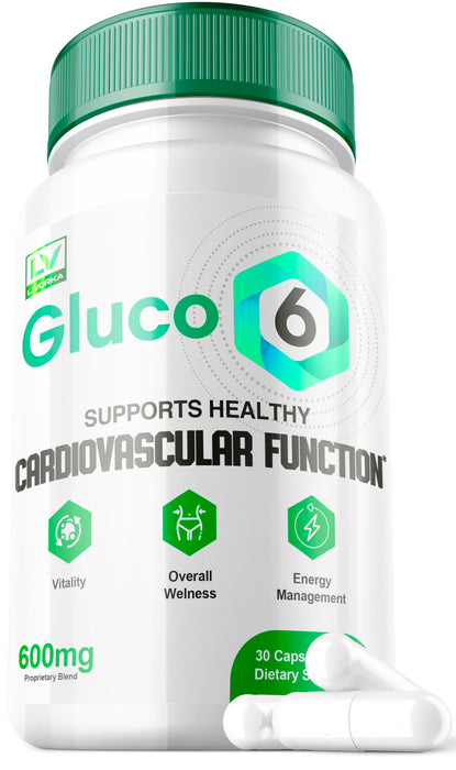 LIVORKA Gluco6 Capsules, Gluco6, Gluco 6, Gluco6 Reviews, GlucoSix Pills, Gluco6, Gluco6 Blood 30 Capsules for 1 Month