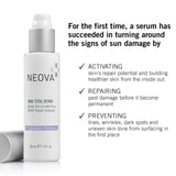 NEOVA SmartSkincare DNA Total Repair Serum 30 mL, 1 fl. Oz. | Reduces Wrinkles, Uneven Texture, & Hyperpigmentation | Sun Damage Repair Serum