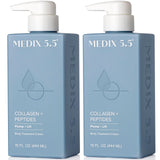 Medix 5.5 Collagen Cream Body Lotion & Face Lotion For Dry Skin & Wrinkles | Collagen Peptides Tightening Cream Body Moisturizers Helps Lift, Tighten, & Firm Skin | Skin Care Products | 2-Pack
