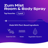 Zum Mist Room and Body Spray - Lavender-Mint - 4 fl oz (2 Pack)