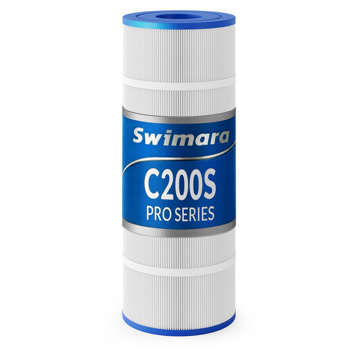 Swimara Pro Series Pool Filter Cartridge, 3oz Trilobal Fabric, Replacement for Hayward CX200XRE PA200S Unicel C-9442, Compatible with SwimClear C200S CS200E, 200 Sq. Ft.