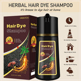 Instant Cherry Brown Hair Color Shampoo, Hair Dye Shampoo 3 in 1, Brown Shampoo Works in Minutes, Shampoo Hair Dye Easy to Use (natural cherry brown)