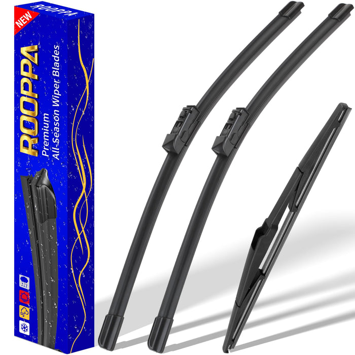 3 wipers Replacement for 2016-2021 2022 2023 Toyota CHR, Windshield Wiper Blades Original Equipment Replacement - 26"/16"/14" (Set of 3)
