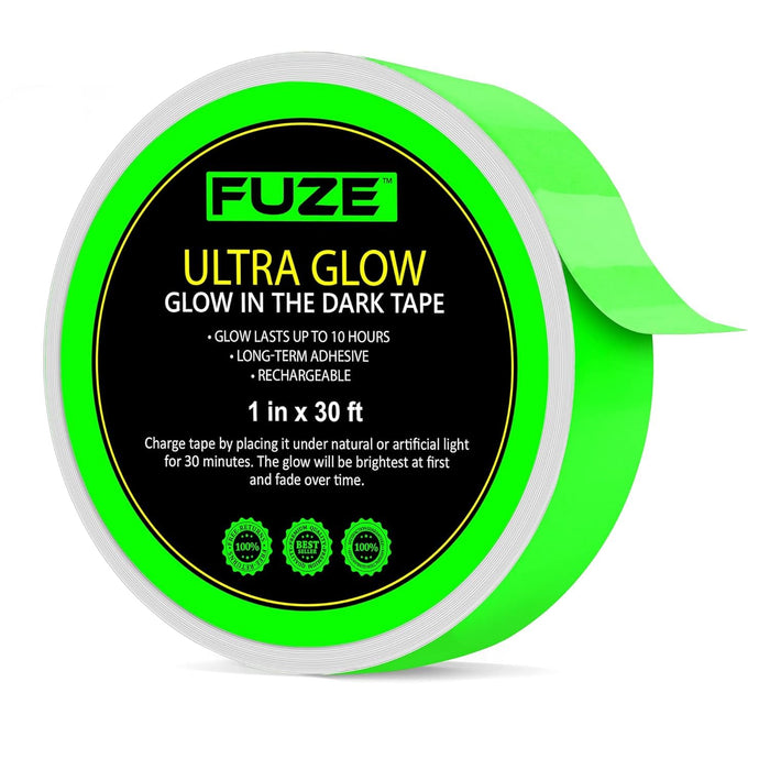 Glow in The Dark Tape 30 Ft x 1 Inch – 1 Pack for Halloween & Night Decor