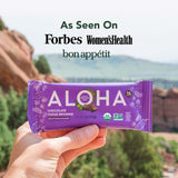 ALOHA Organic Plant-Based Protein Bars | Chocolate Fudge Brownie | Vegan, Gluten-Free, Paleo, Low-Carb, Non-GMO, Soy-Free, 12 Count