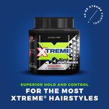 Xtreme Performance Black Styling Hair Gel with Aloe Vera, 8.82 oz Jar (Pack of 12)