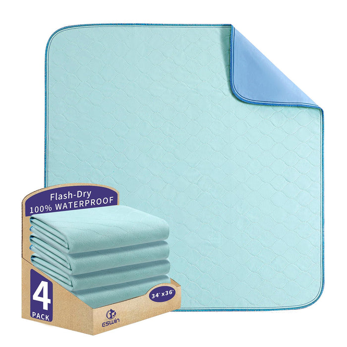 Bed Pads Washable Waterproof,Washable Underpads,Super Absorbency Reusable Bedwetting Incontinence Pads for Kids, Adults, Elderly, and Pets - Waterproof Protective Pad for Couch,Sofa,Floor,Bed