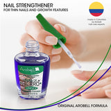 Arobell Nail Strengthener – Original Iron Nails Nail Hardener – Nail Strengthener for Damaged Nails, Brittle and Thin Nails – Clear Nail Polish Strengthener for Nail Growth and Protection