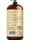 Handcraft Blends Organic Castor Oil - 28 Fl Oz - 100% Pure and Natural - Premium Grade Oil for Hair Growth, Eyelashes and Eyebrows - Carrier Oil - Hair and Body Oil - Expeller-Pressed and Hexane-Free