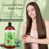 Natural Riches Organic Castor Oil Cold pressed USDA certified for Dry Skin Hair Loss Dandruff Thicker Hair - Moisturizes heals Scalp Skin Hair growth Thicker Eyelashes & Eyebrows 32 fl. oz.