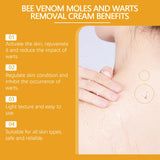 Bee Venom Wart and Tag Remover, Bee Venom Mole and Wart Treatment Cream, Tag Recede Bee Venom for Skin