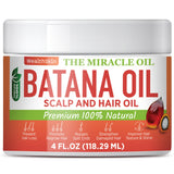 WEALTHSKIN Batana Oil for Hair Growth: 100% Batana Oil from Honduras as Hair Mask, Scalp and Hair Oil. Repairs Damaged Hair & Skin, Reduces Hair Loss 4oz (4oz (118ml))