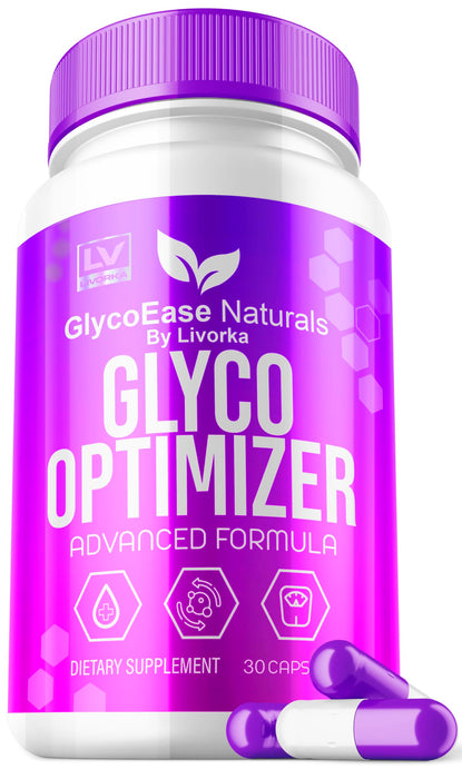 LIVORKA 1 Pack - Glyco Optimizer, Glycoease Glyco Optimizer, Glycogen x Glyco Optimizer, Glyco Optimizer Capsules, Glyco Optimizer X, GlycoOptimizer 30 Capsules for 1 Month